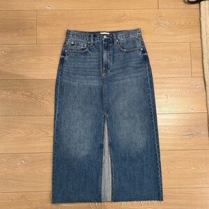 Pistola Blue Denim Midi Skirt